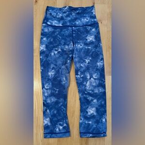 Lululemon Blue Tie-Dye Pants size 8